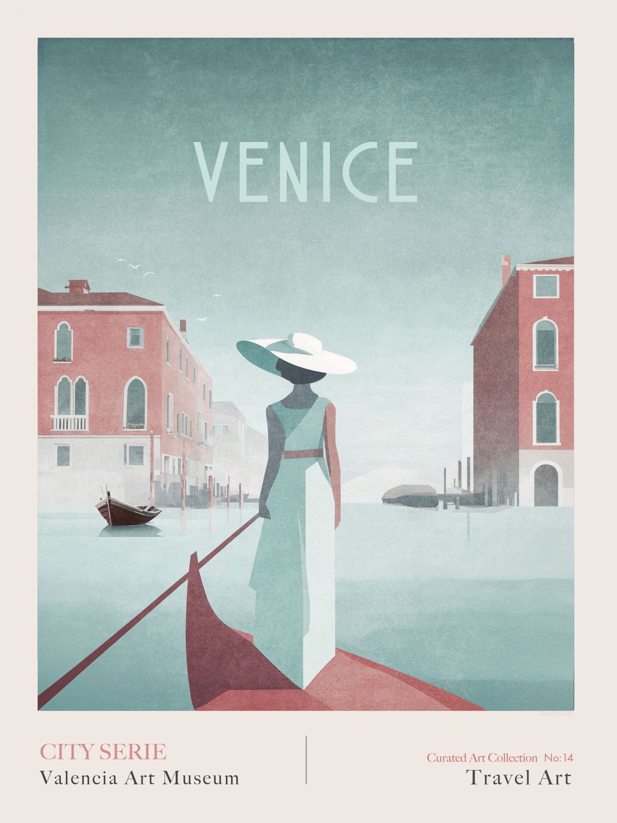 Affiche - Art de voyage à Venise