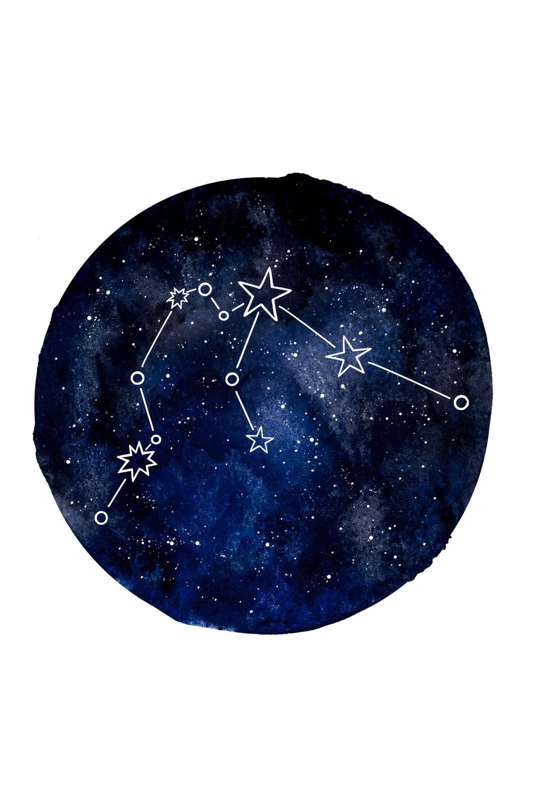 Affiche - Carte des constellations