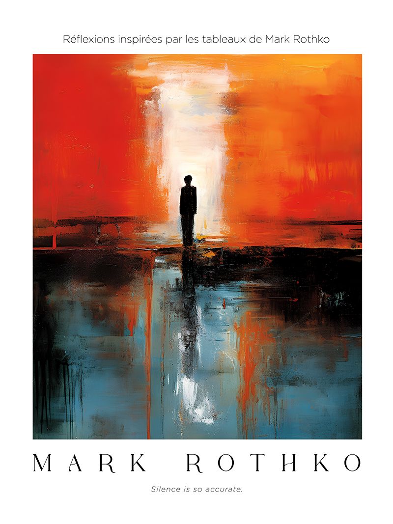 Affiche - Réflexions de Mark Rothko