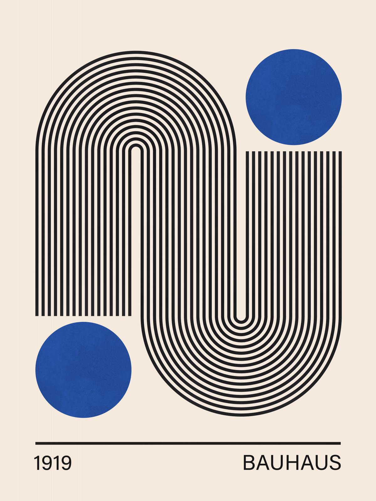 Affiche - Design Bauhaus 1919