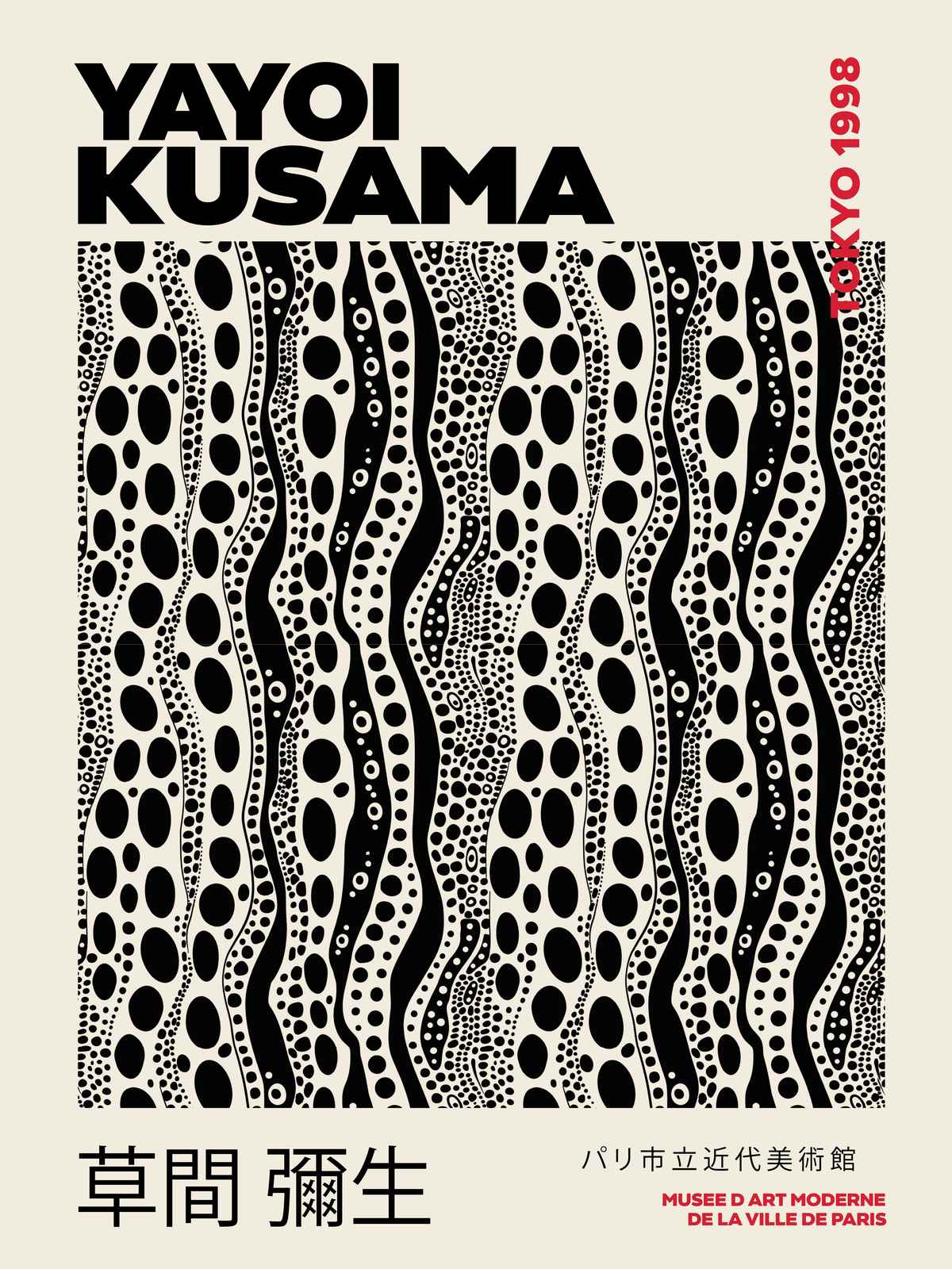 Affiche - Design de Yayoi Kusama