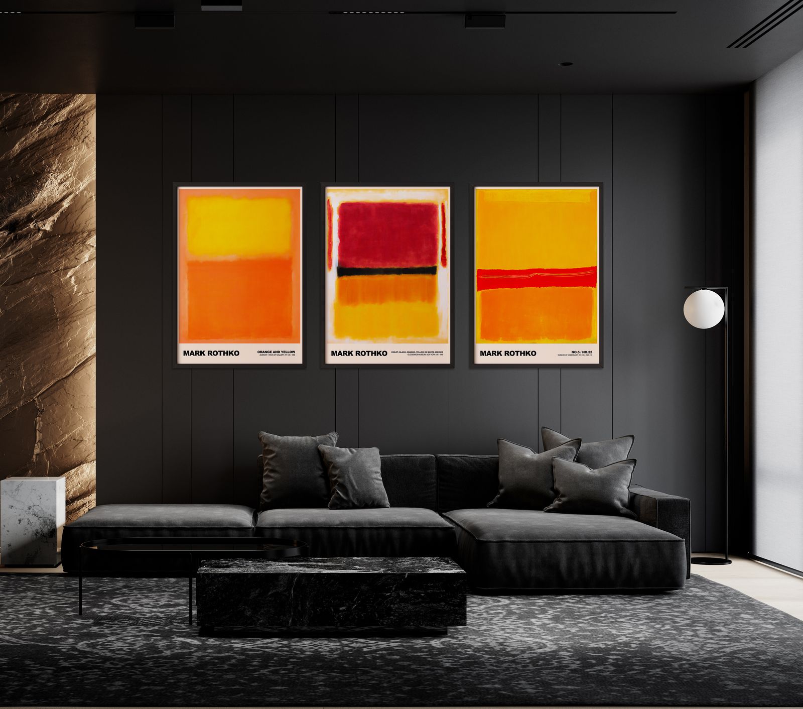 Poster - Collection Mark Rothko / Ensemble de 3