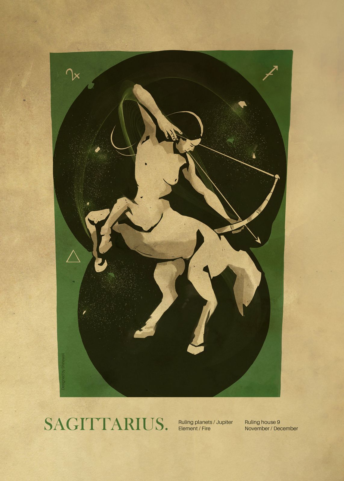Affiche - Sagittaire Zodiaque