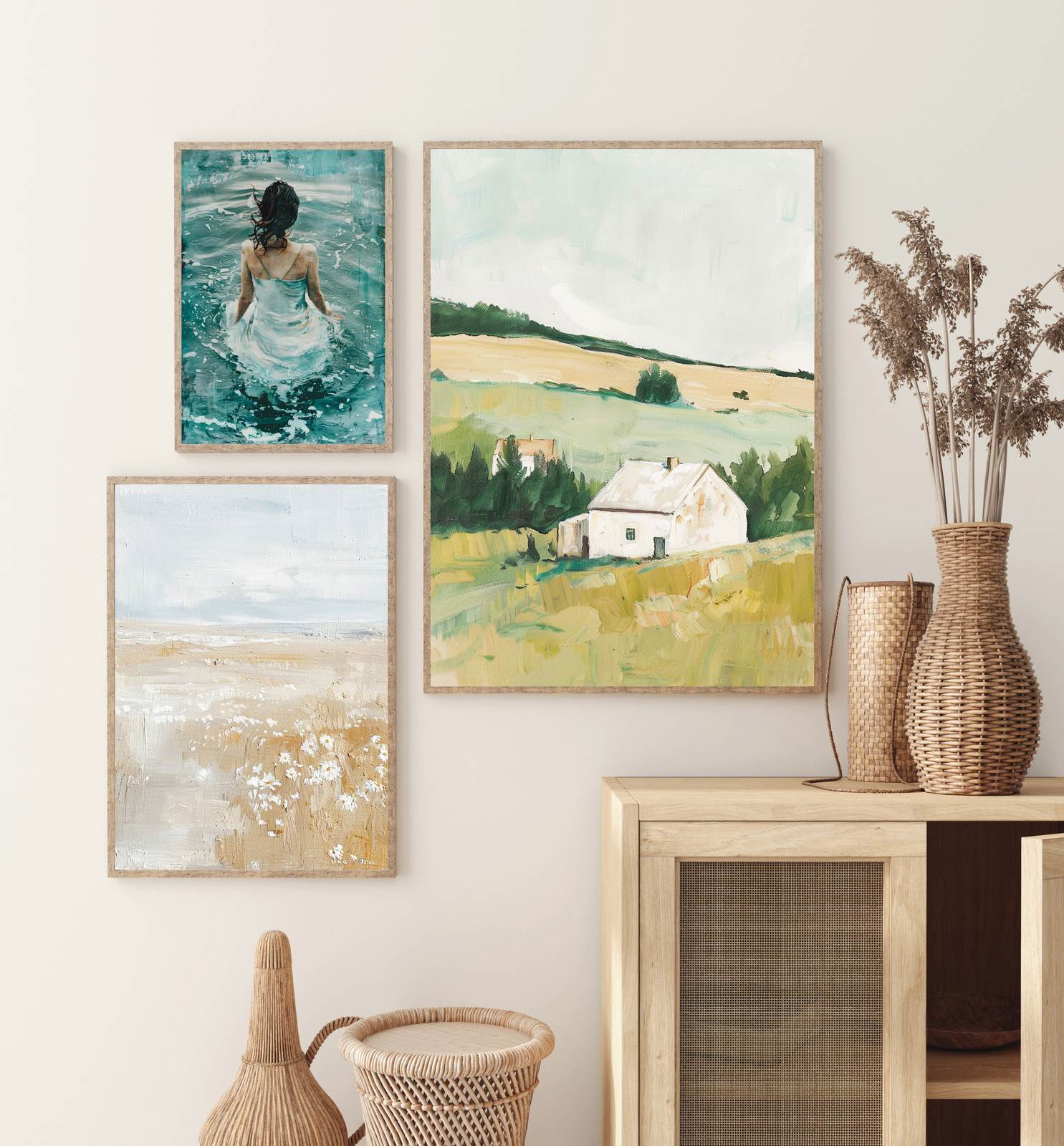 Affiche - Paysages Sereins / Ensemble de 3