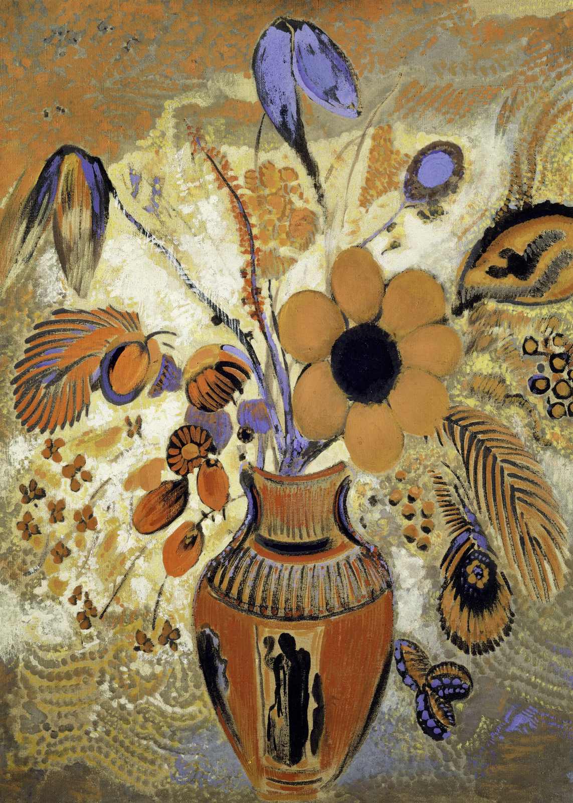 Affiche - Vase avec fleurs