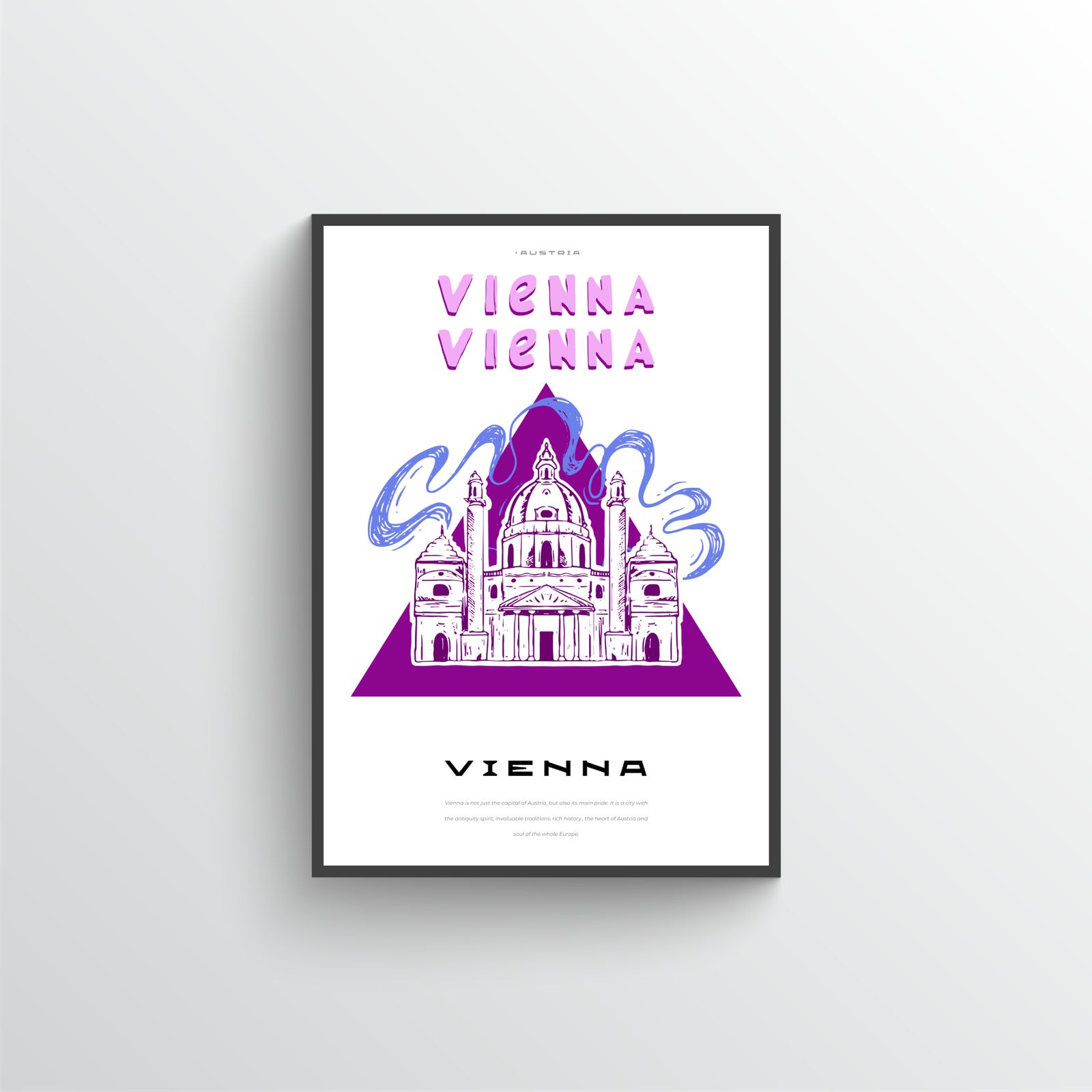 Poster Architectural de Vienne