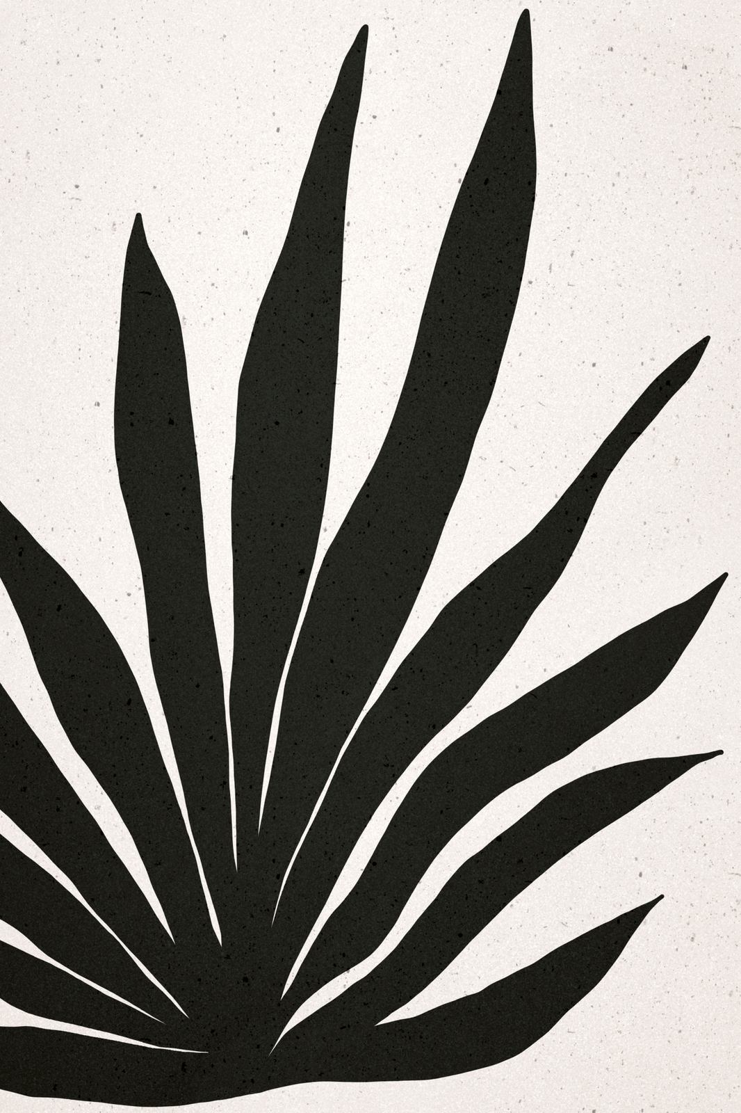 Affiche - Silhouette Botanique