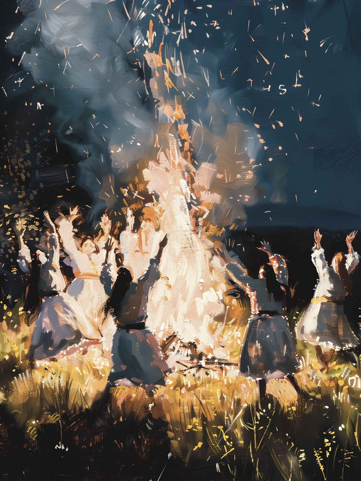Affiche - Fête au Feu de Joie