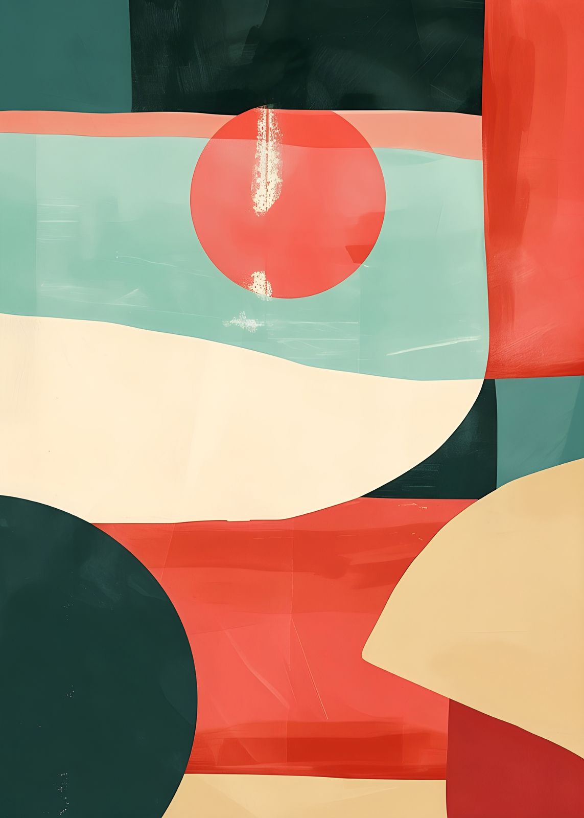 Affiche - Formes Abstraites