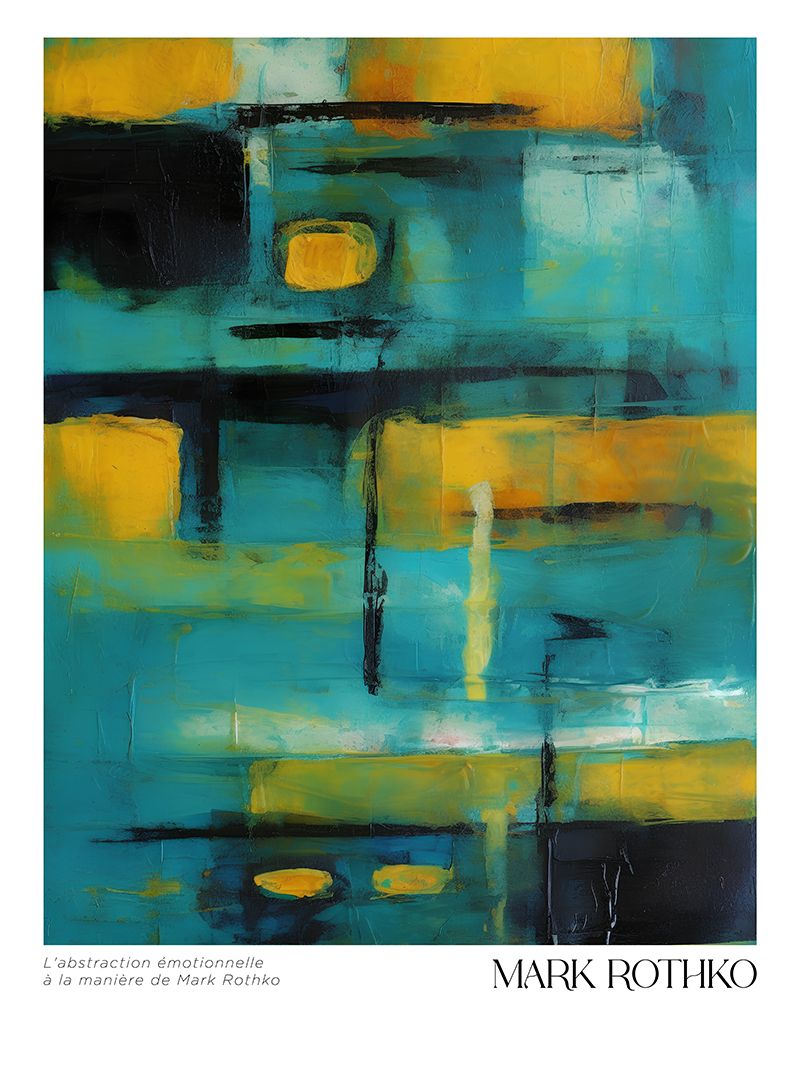 Poster - Abstrait par Mark Rothko