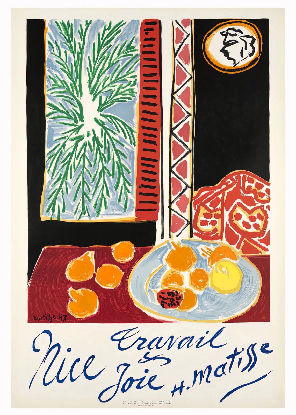 Affiche - Nice Travail Joie par Matisse