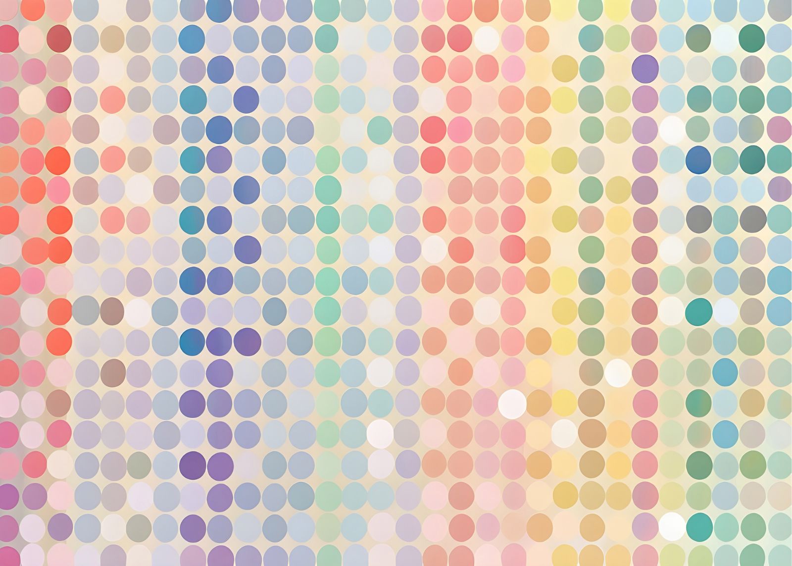 Affiche - Points Colorés