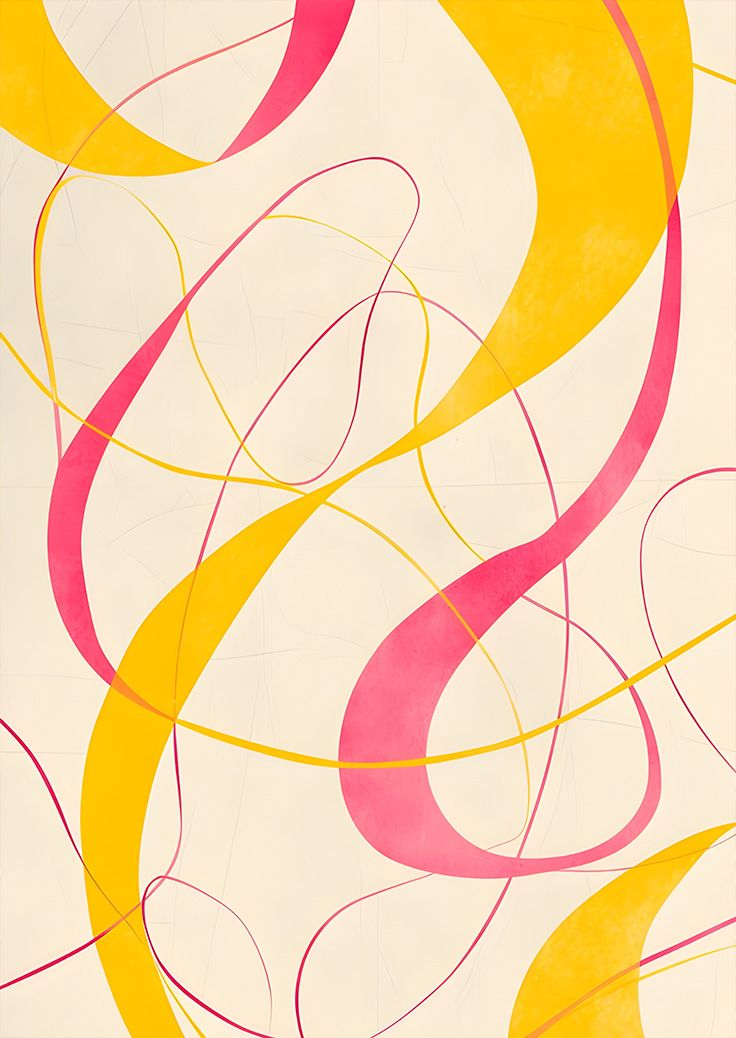 Affiche - Tourbillons Abstraits