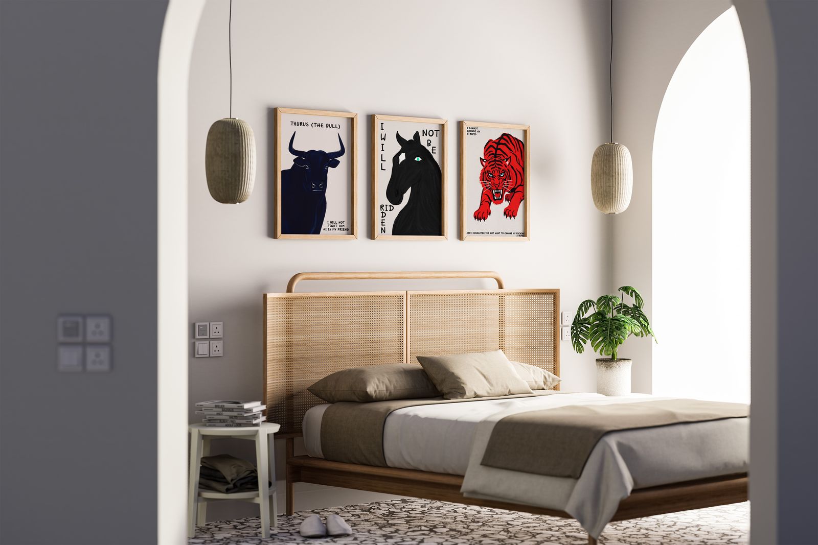Affiche - Collection d'animaux / Ensemble de 3