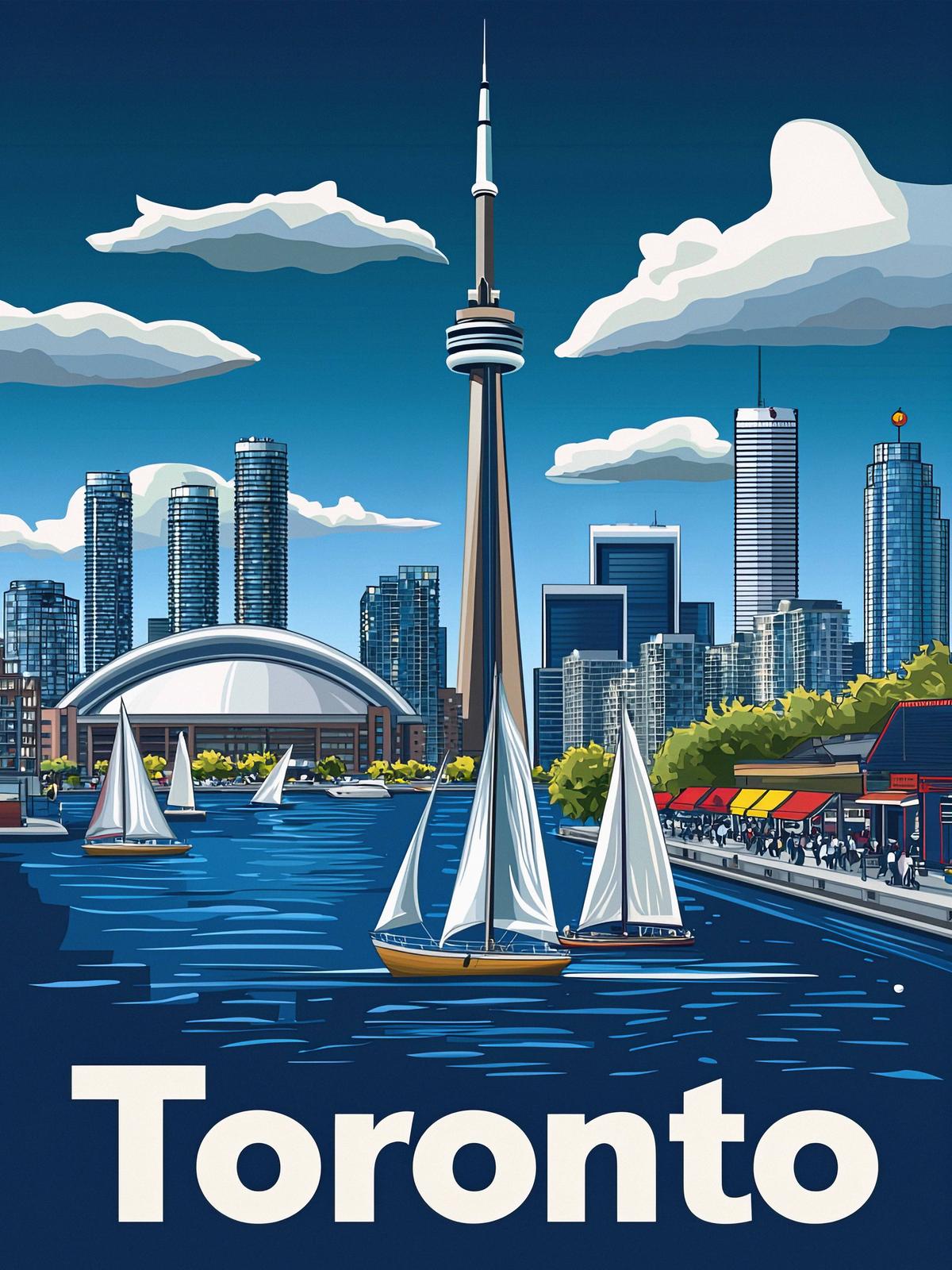 Affiche - Skyline de Toronto