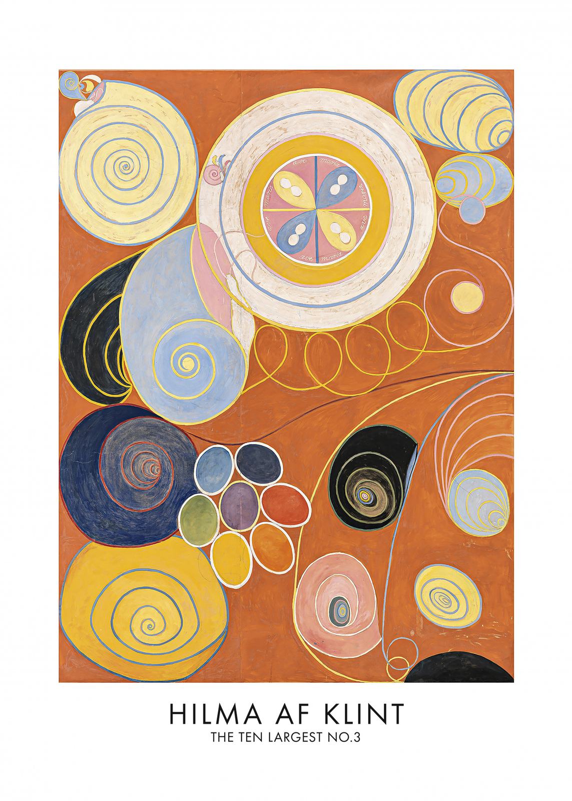 Affiche - Hilma af Klint Les Dix Plus Grands