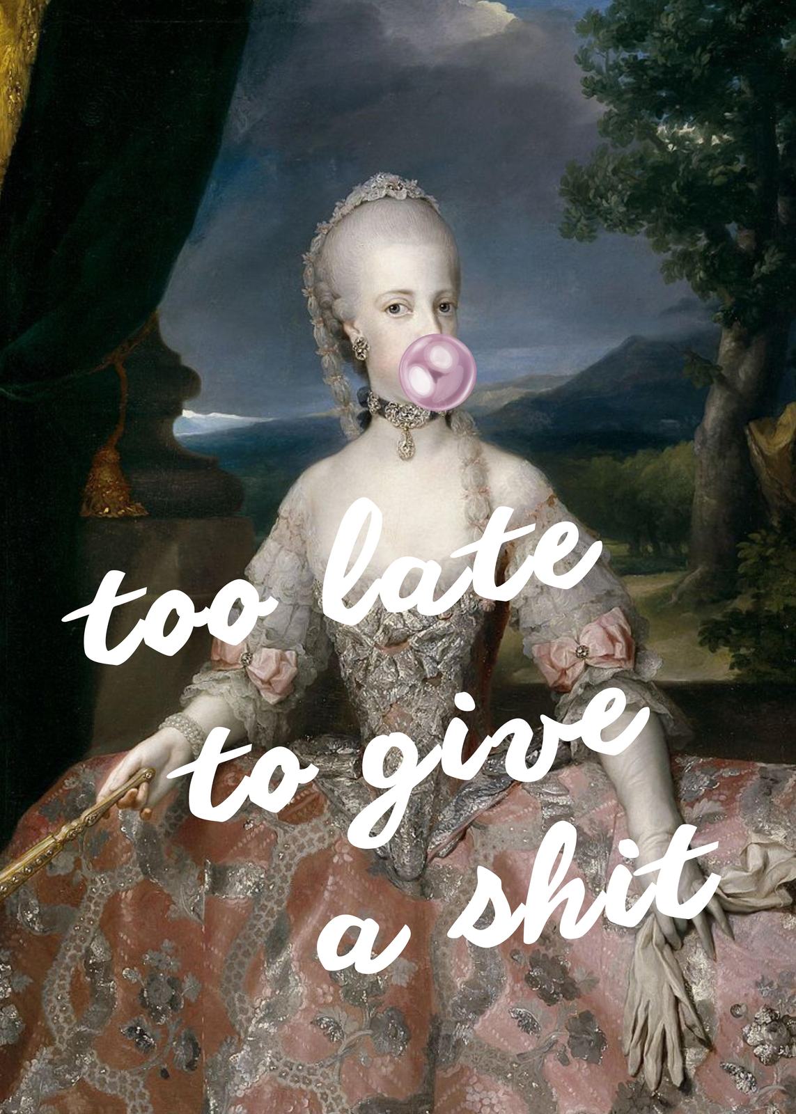Affiche - Trop Tard Reine