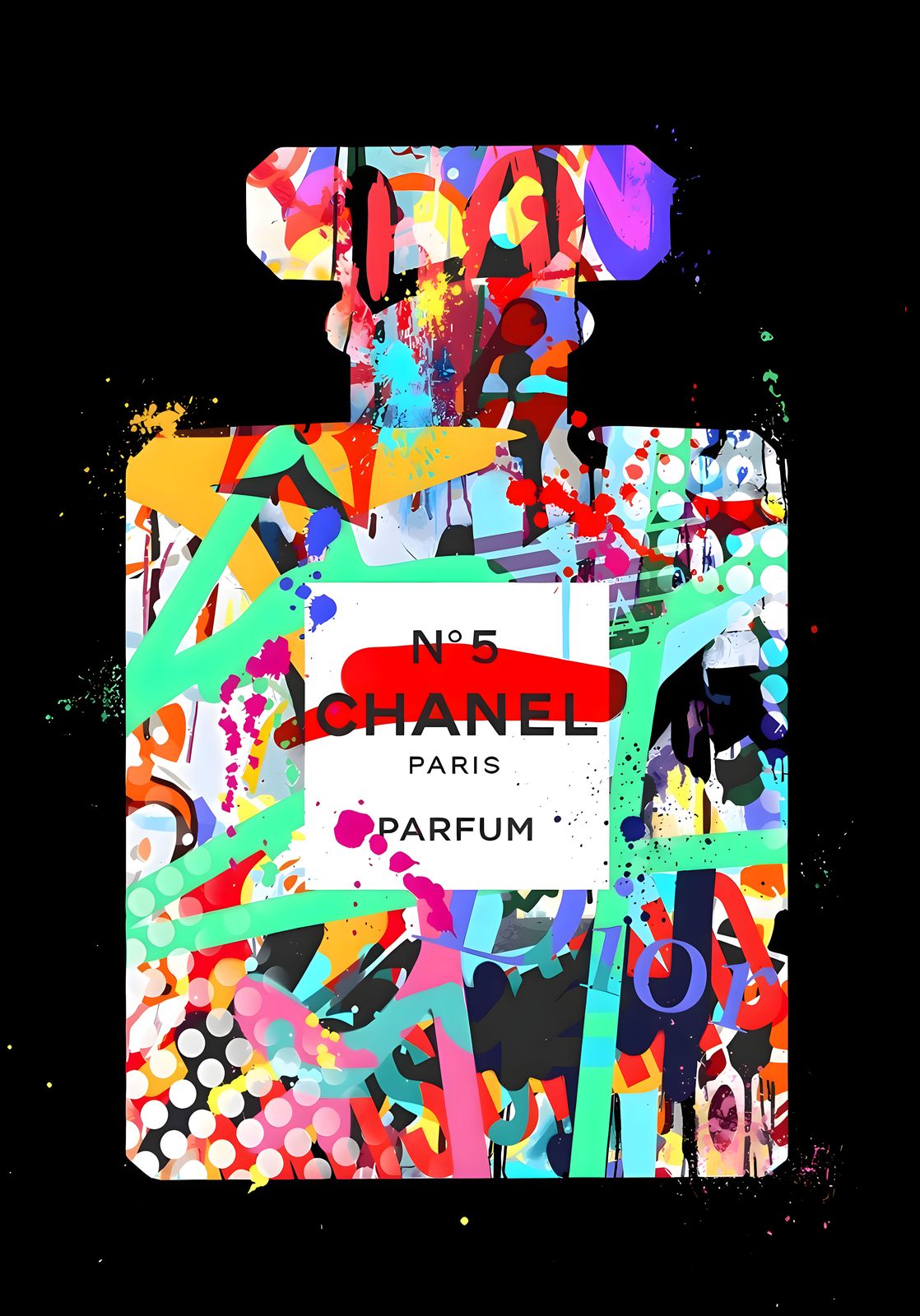 Affiche - Art Bouteille Chanel
