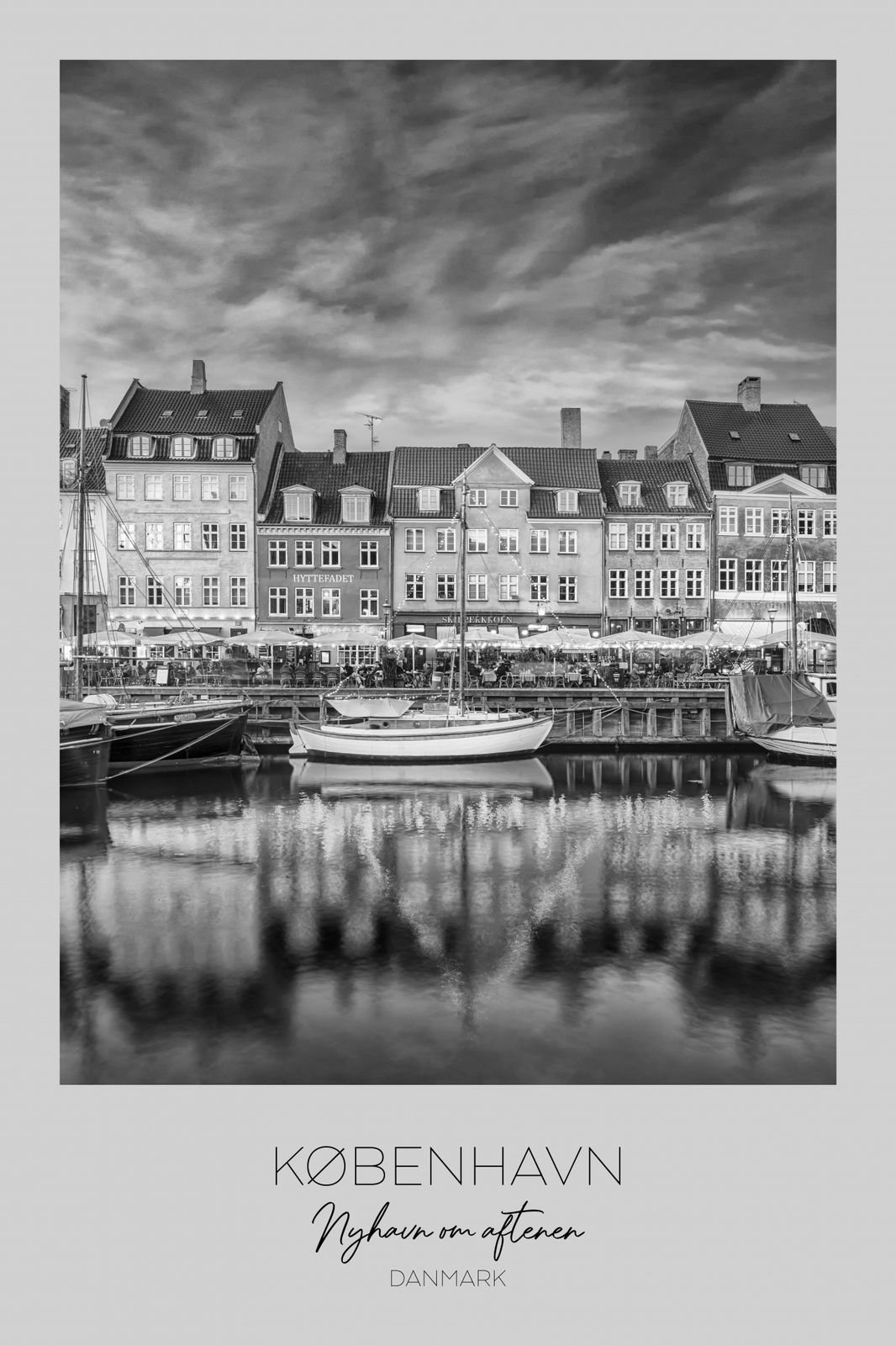 Affiche - Réflexion de Nyhavn