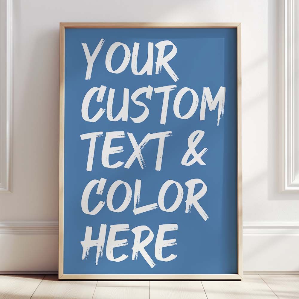 Affiche Personnalisée - Design Personnalisable