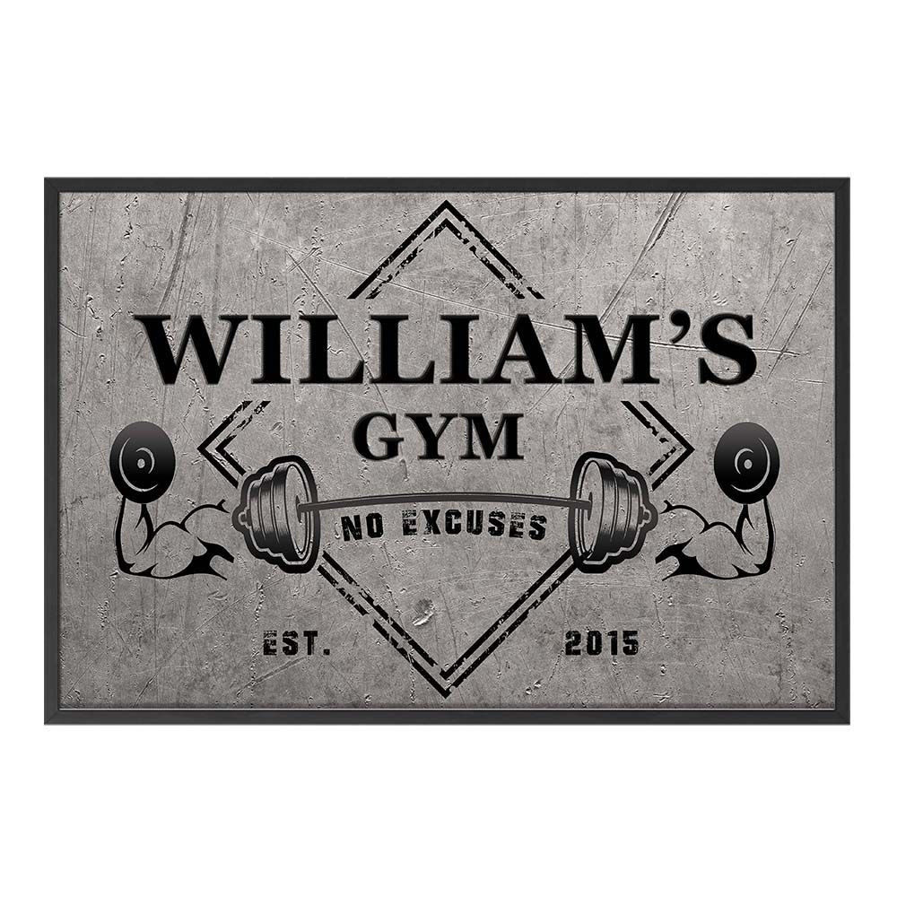Affiche personnalisée - William's Gym