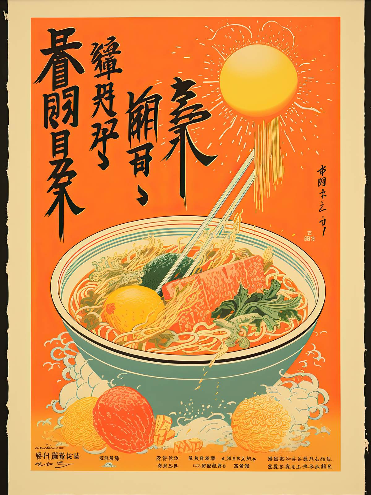 Affiche - Art du Ramen Japonais