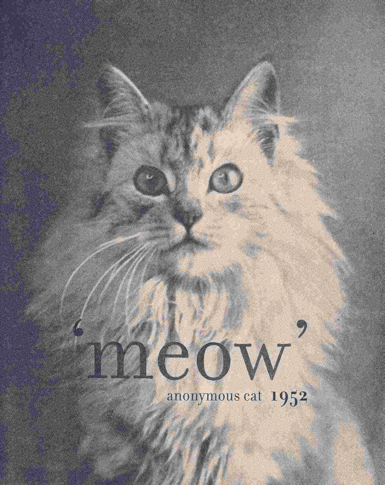 Affiche - Meow Chat 1952