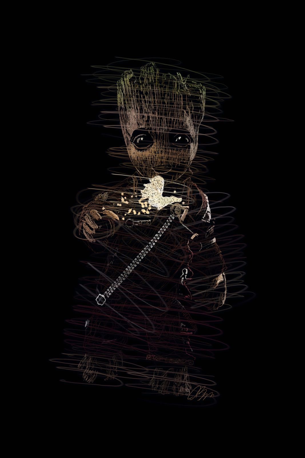 Poster - Illustration de Personnage Mignon