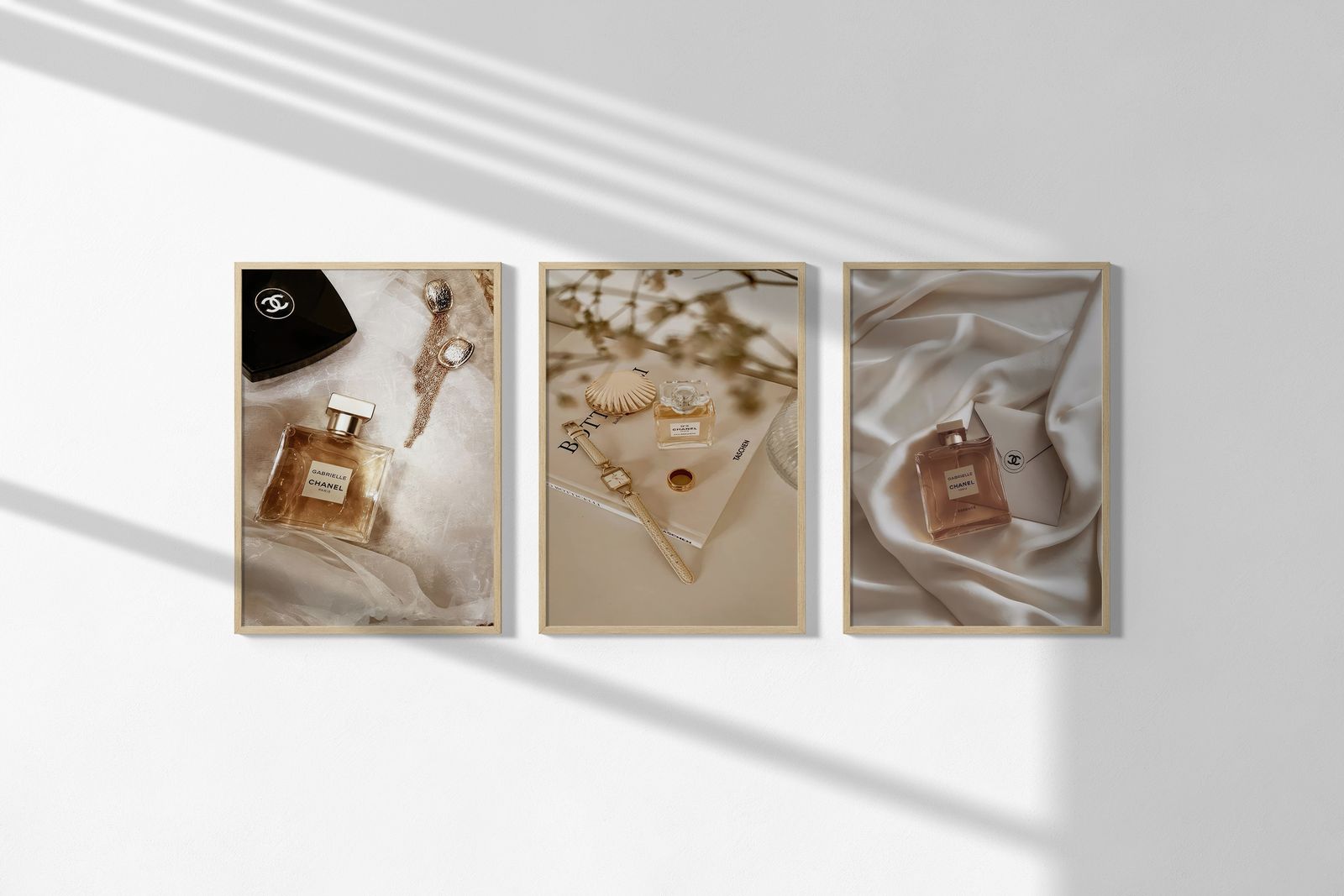 Affiche - Collection de Parfums Chanel / Ensemble de 3