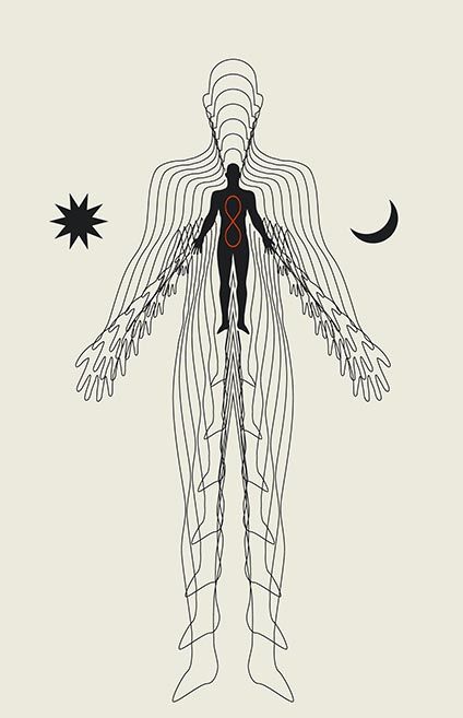 Affiche - Forme Humaine Abstraite