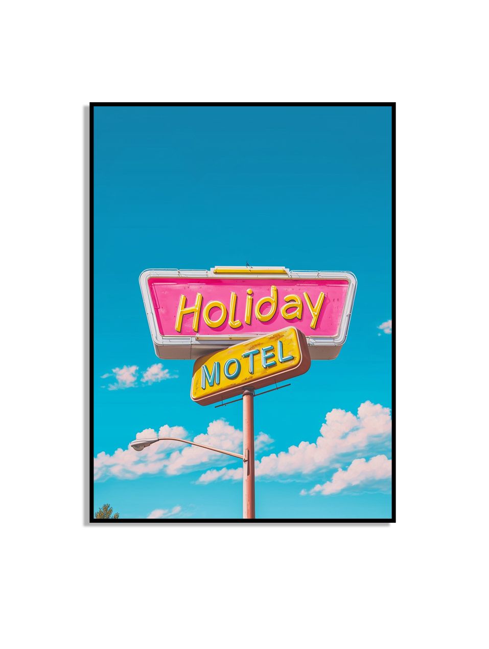 Poster du panneau Holiday Motel
