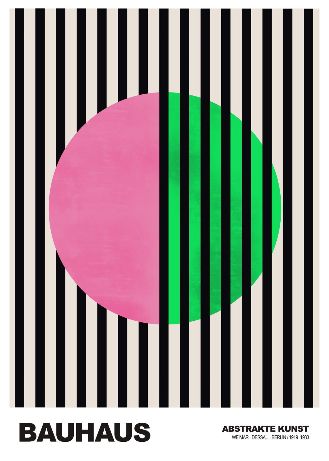 Affiche - Bauhaus Art Abstrait