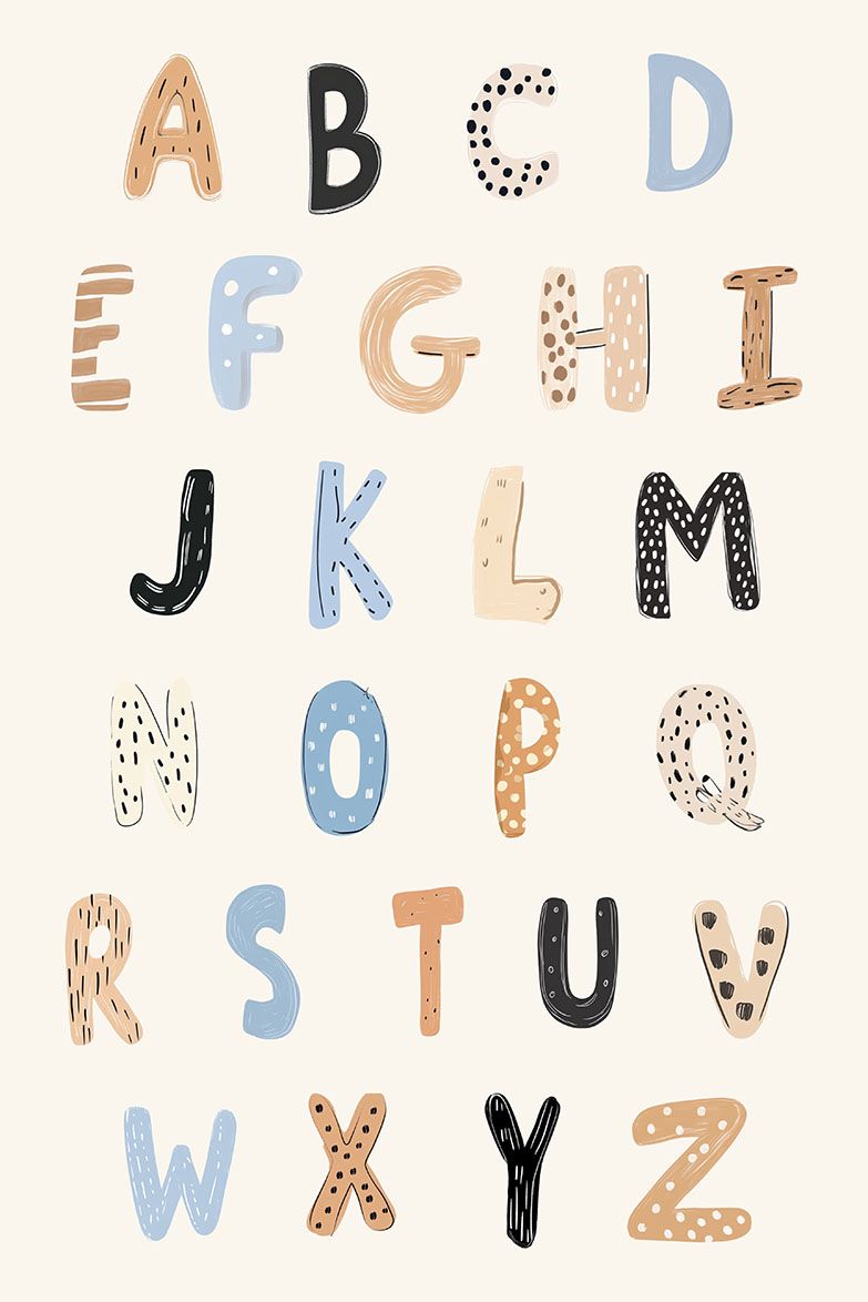 Affiche - Design de l'Alphabet