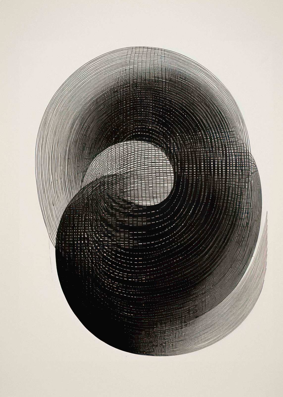 Affiche - Abstrait Noir et Blanc