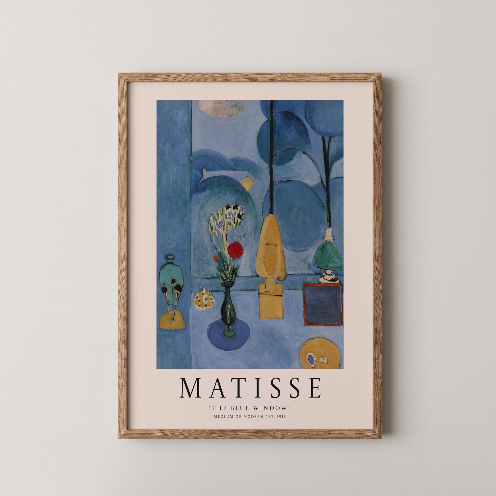 Affiche - La Fenêtre Bleue par Matisse