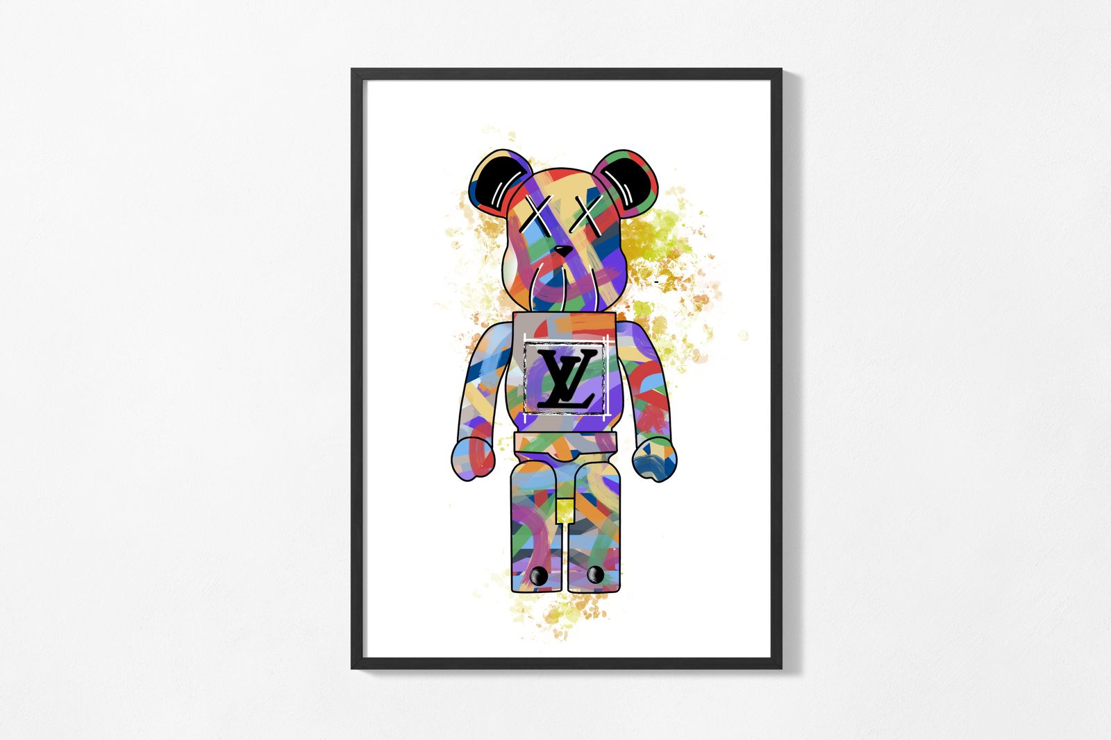 Affiche - Ours Coloré