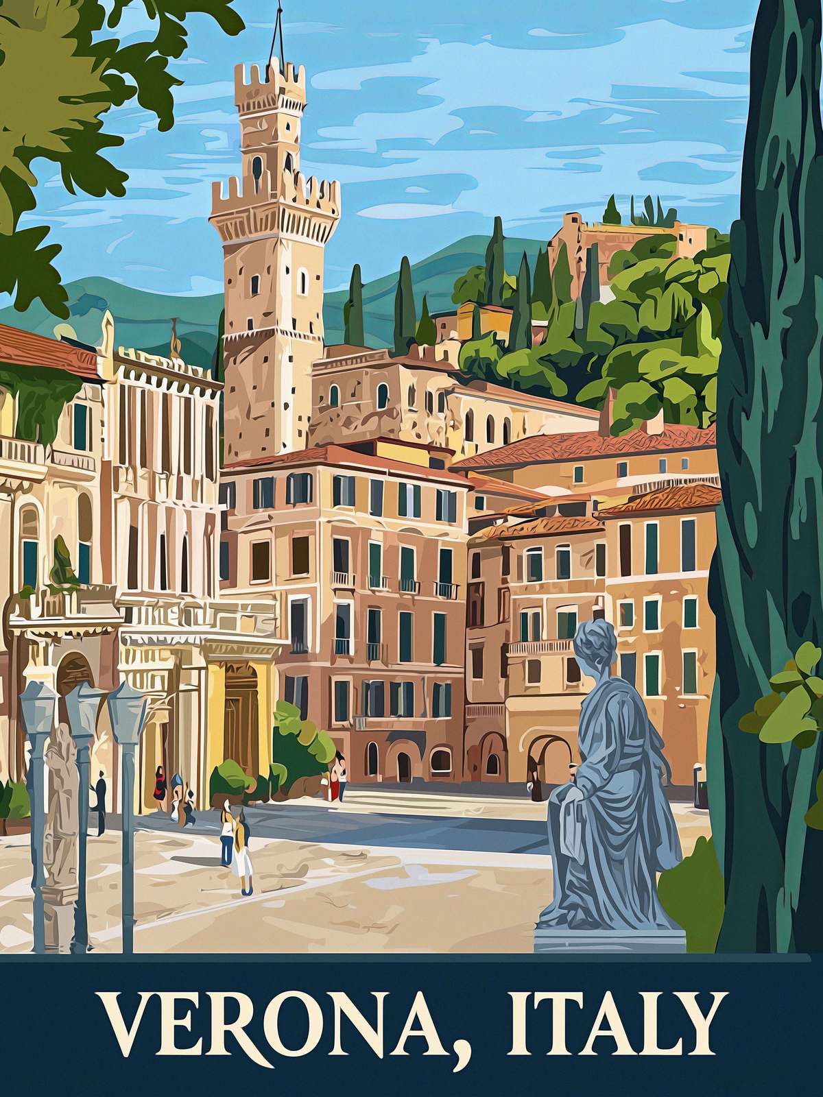 Affiche - Vérone Italie
