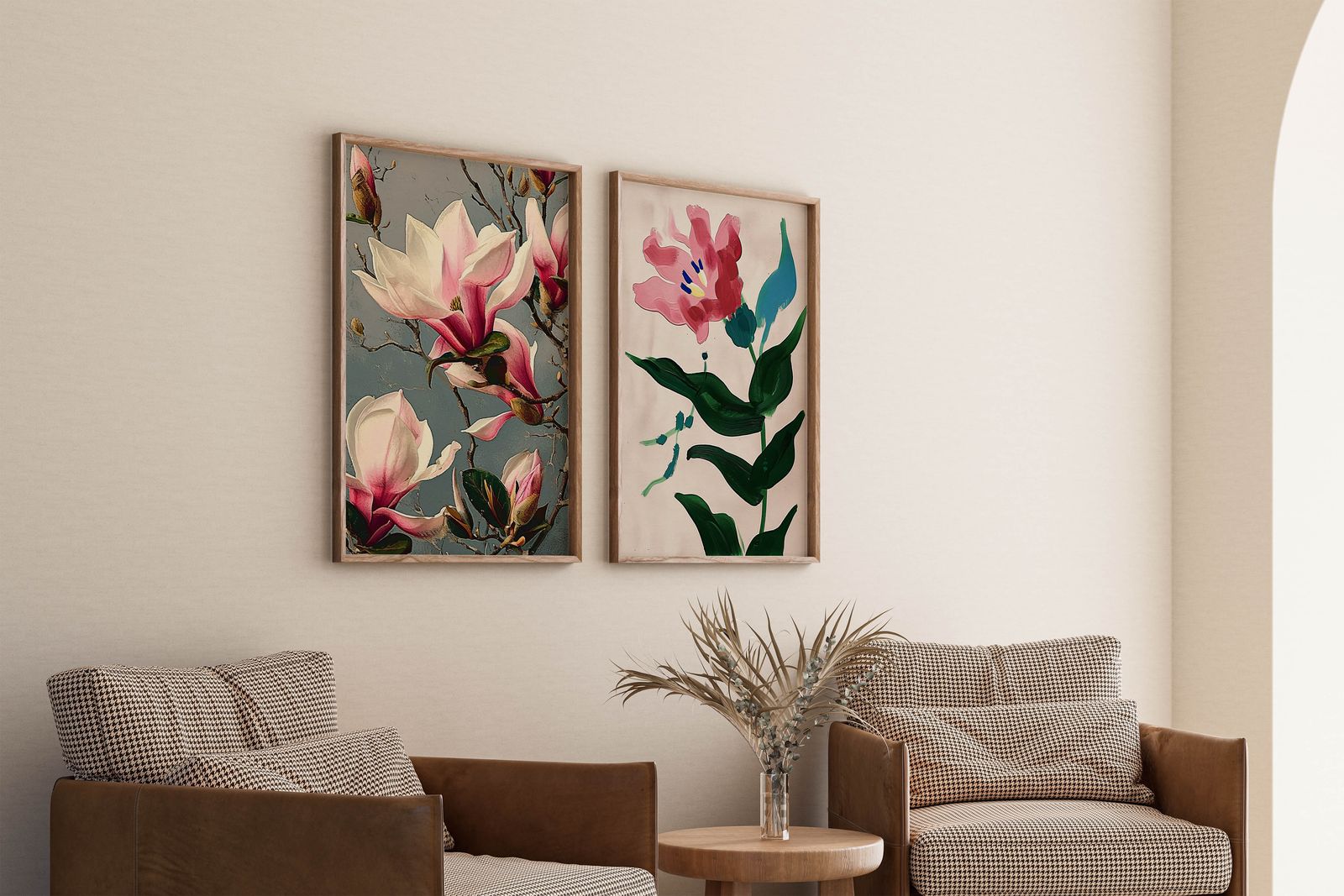 Affiche - Art floral Ensemble de 2