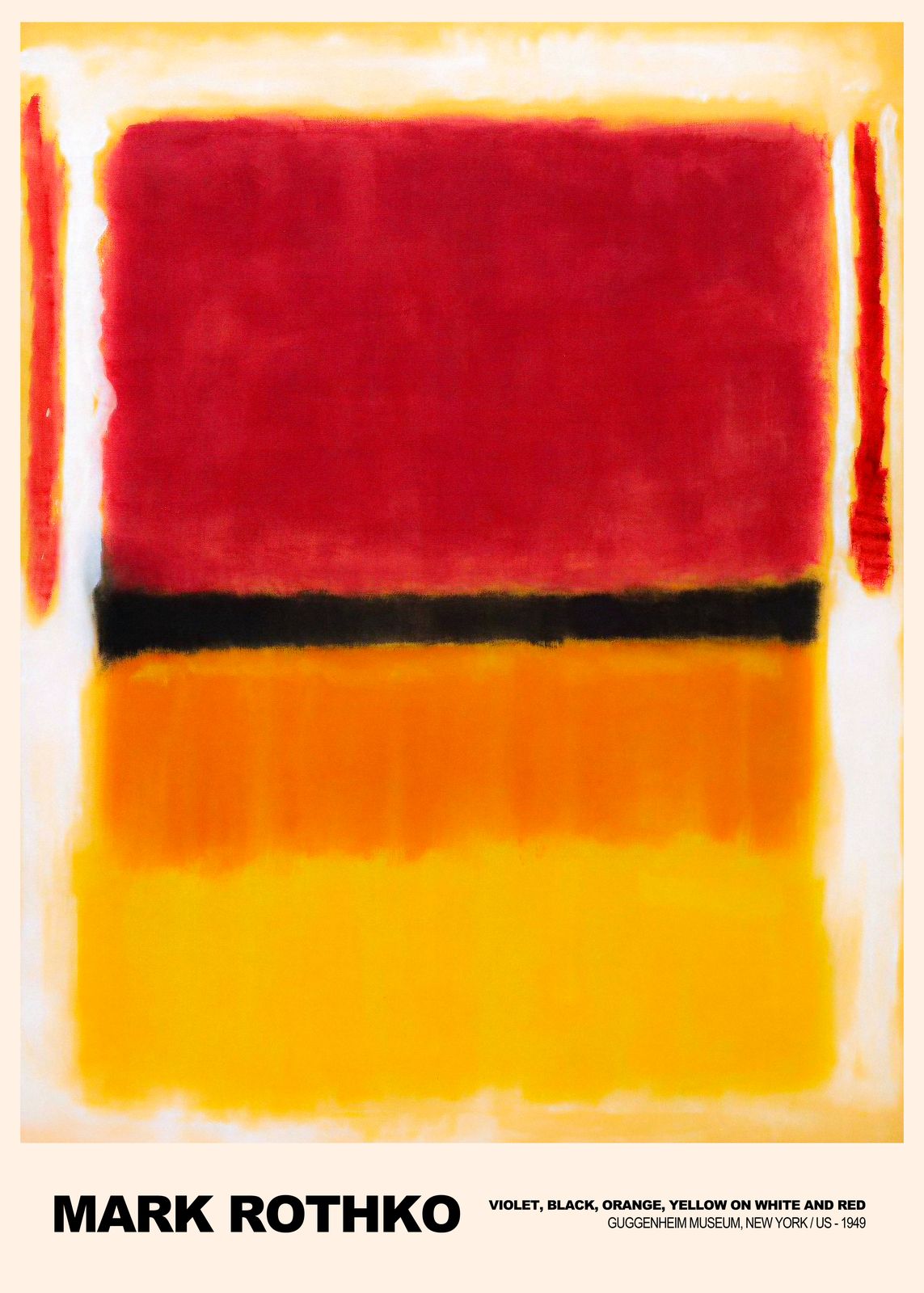 Affiche - Violet Black Orange de Mark Rothko