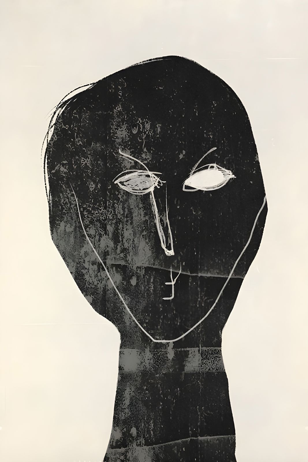 Poster - Art Visage Abstrait