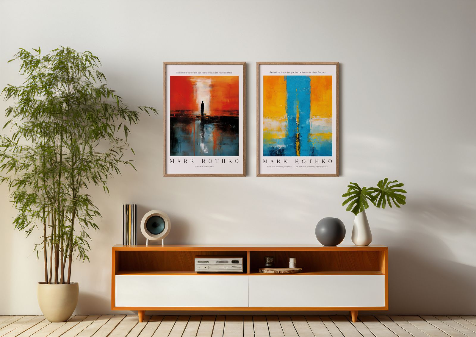 Affiche - Mark Rothko Réflexions / Ensemble de 2