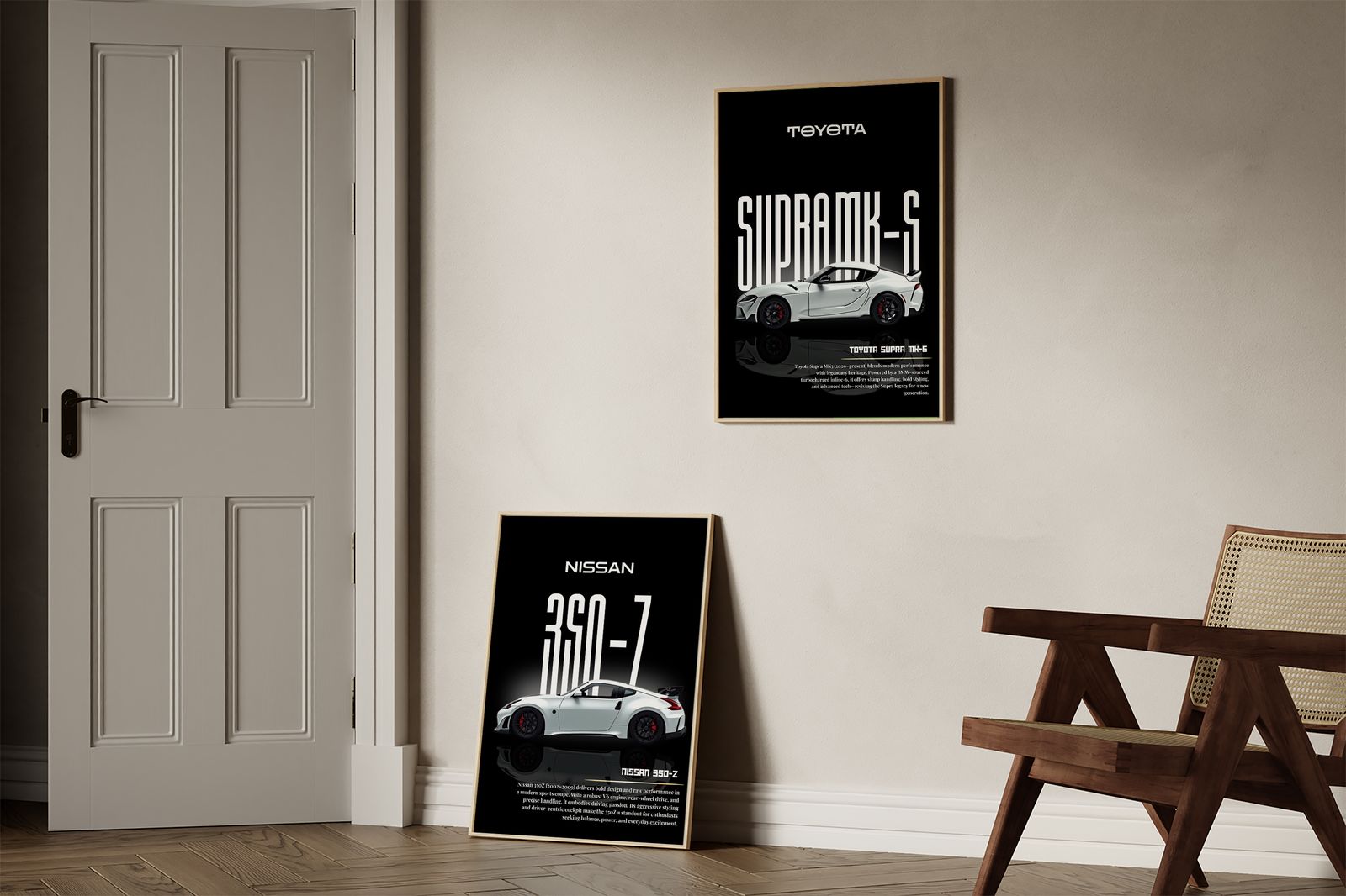 Poster - Toyota Supra MK-5 / Ensemble de 2