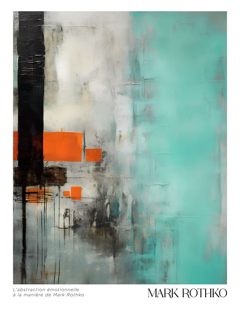 Affiche - Abstraction Émotionnelle par Mark Rothko