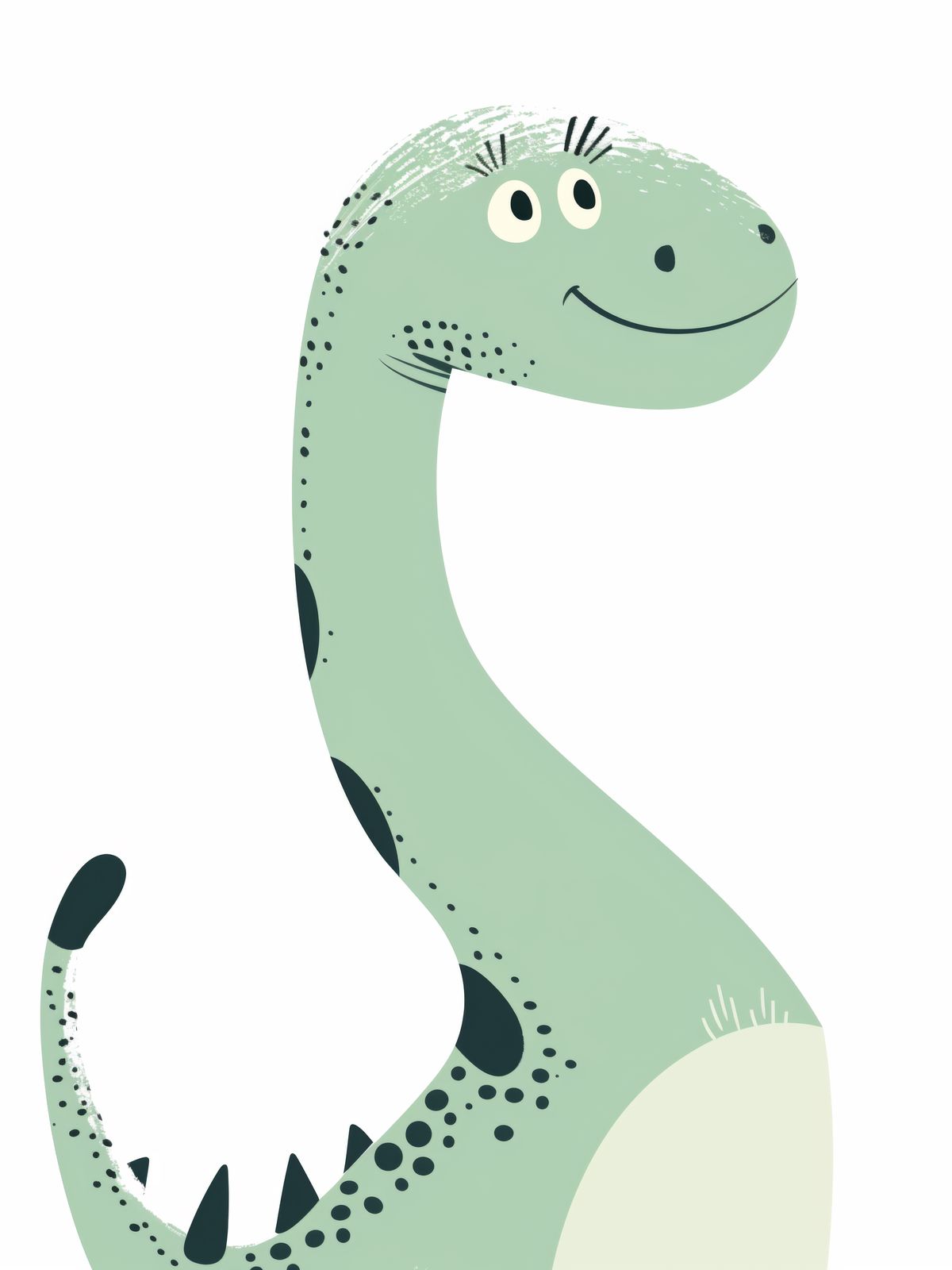 Affiche - Dinosaure Vert