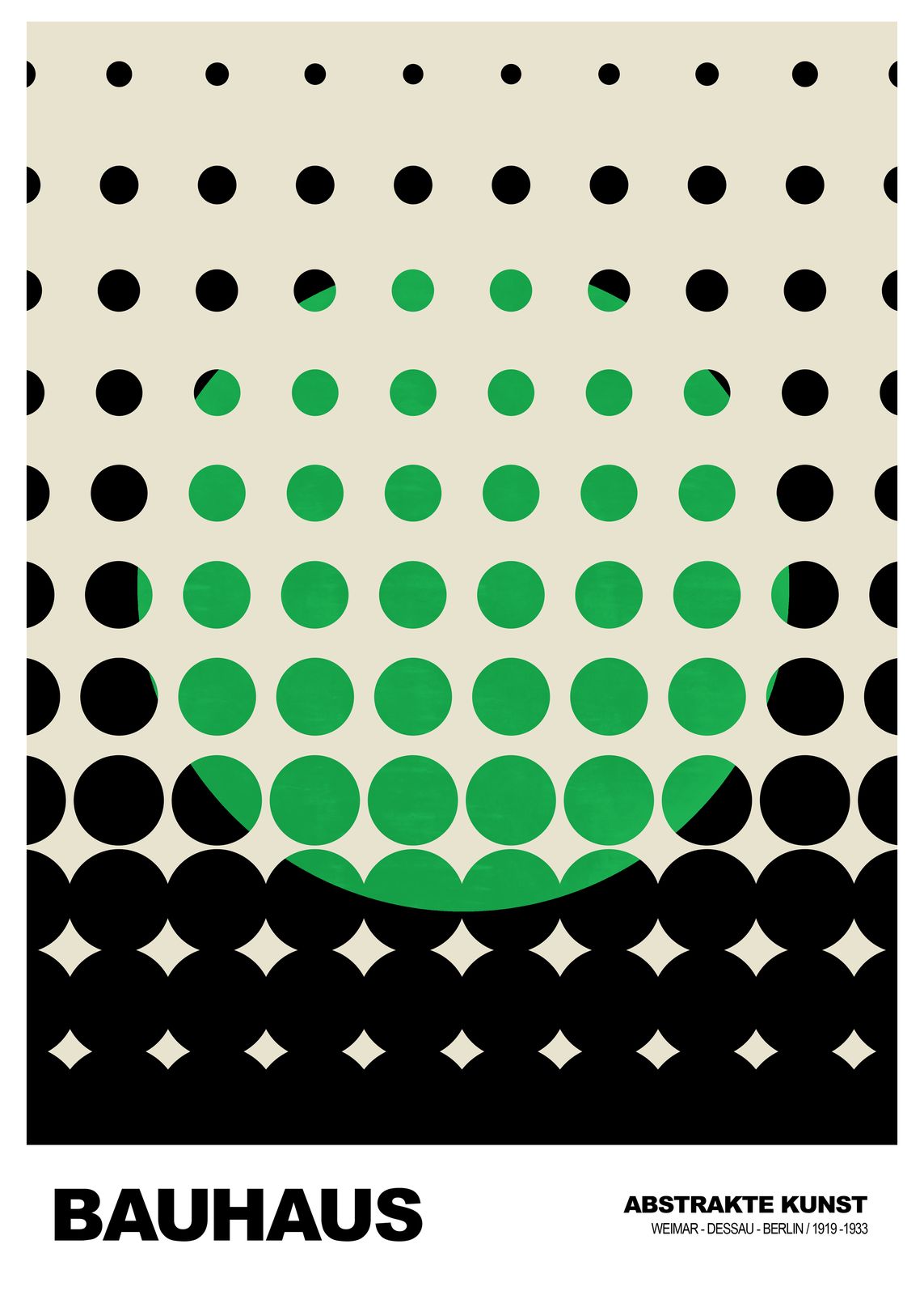 Poster - Art Abstrait Bauhaus