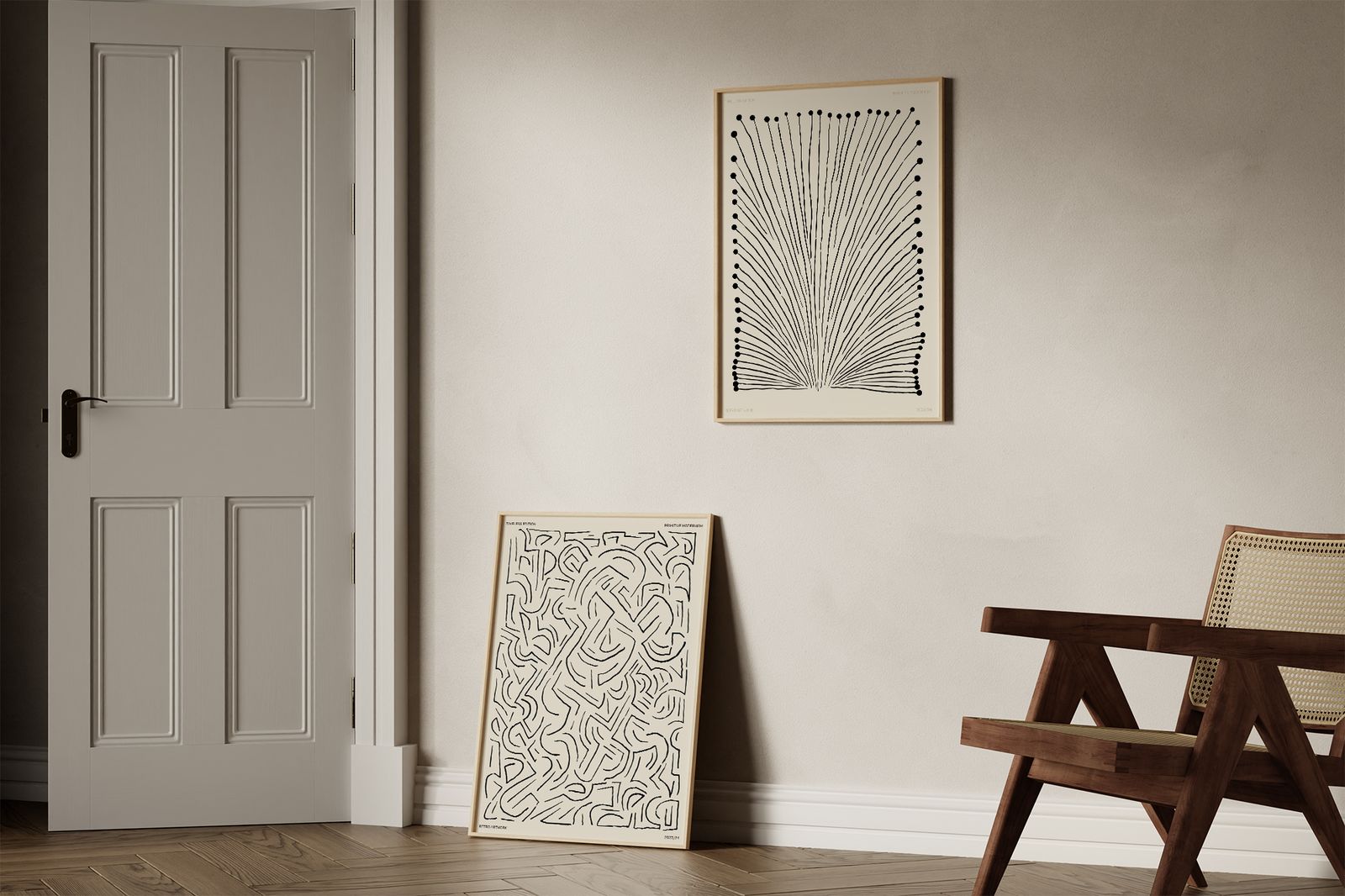 Poster - Modernisme Primitif Ensemble de 2