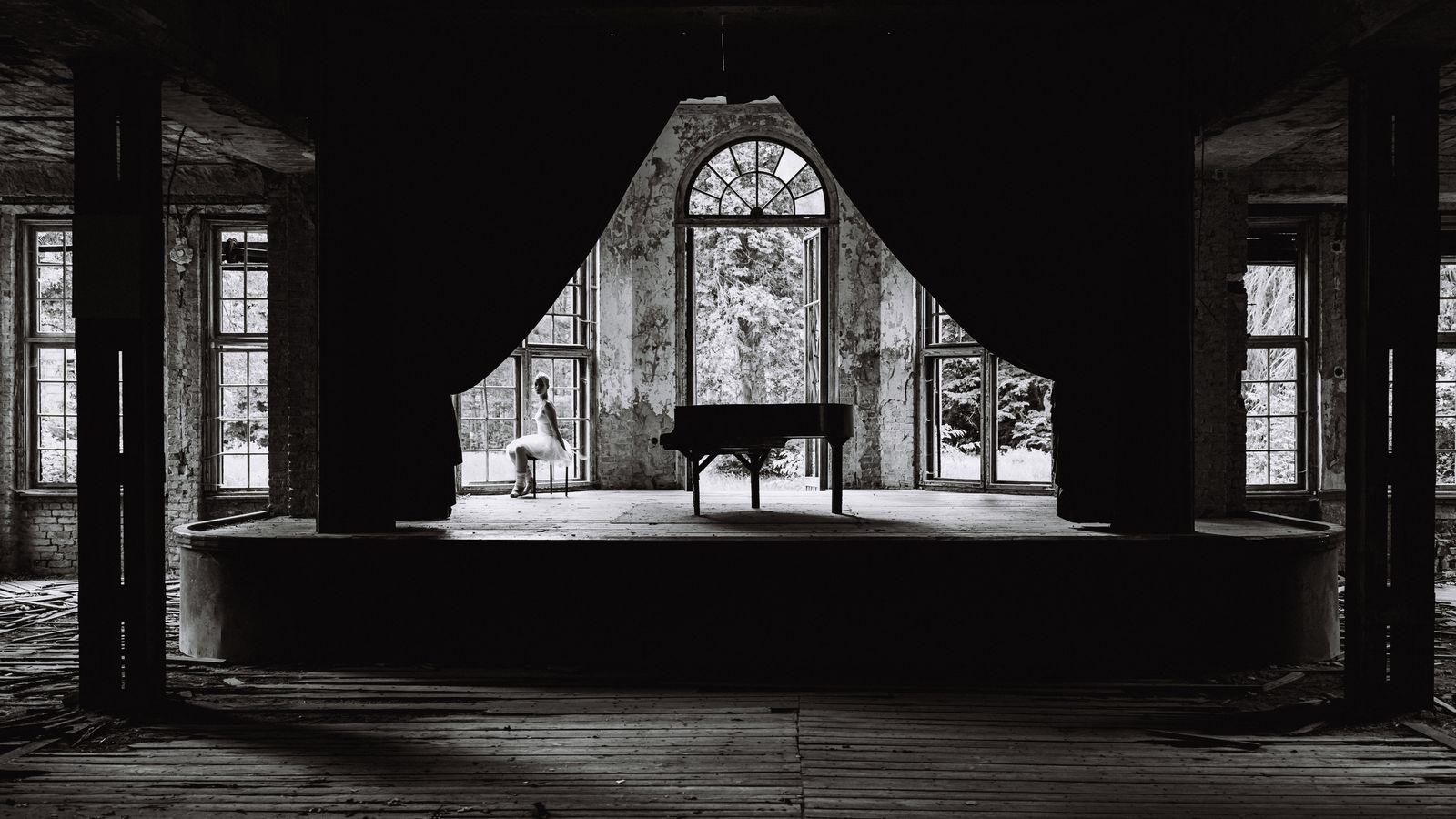 Affiche - Ballerine et Piano
