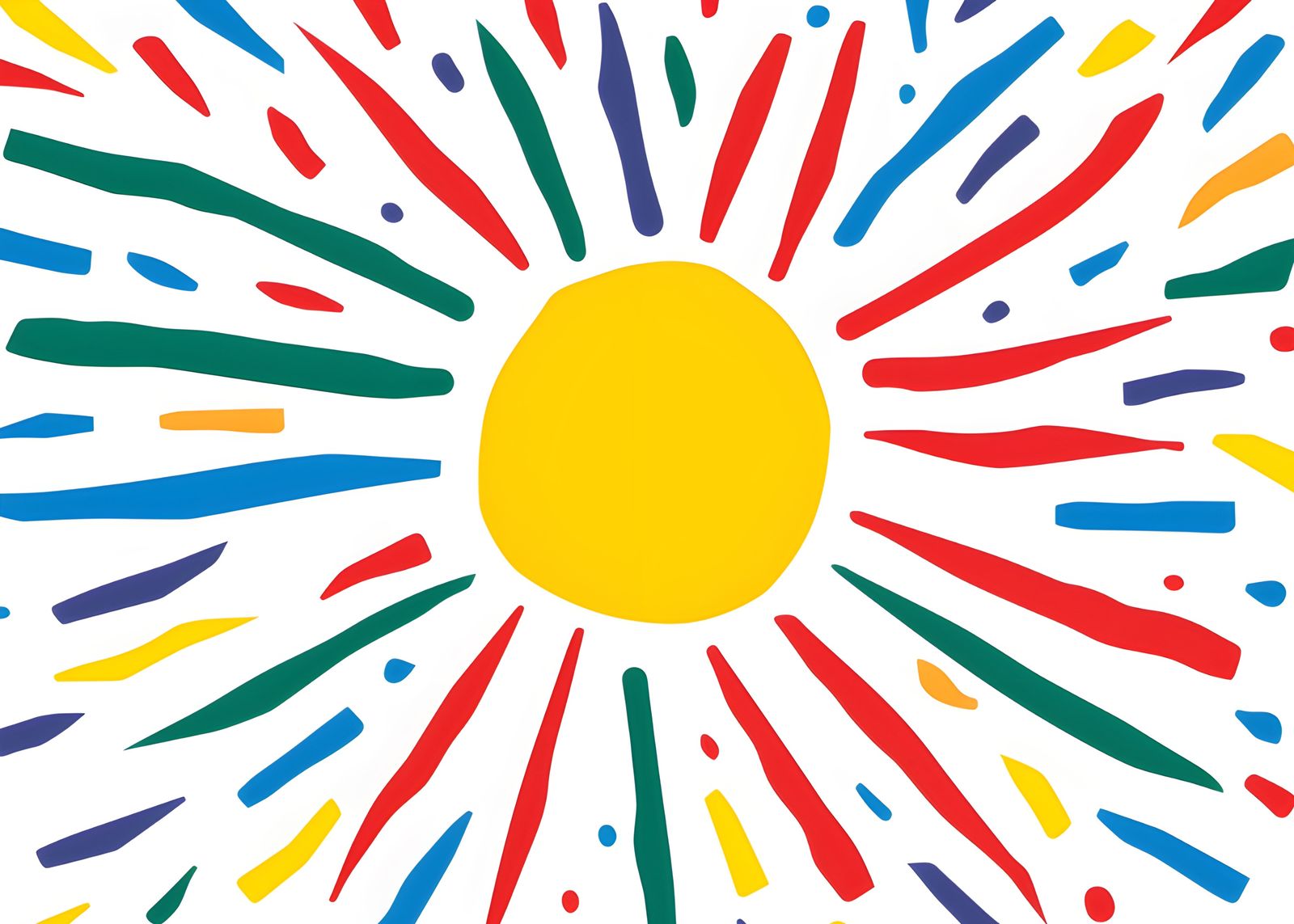 Affiche - Explosion de Couleurs