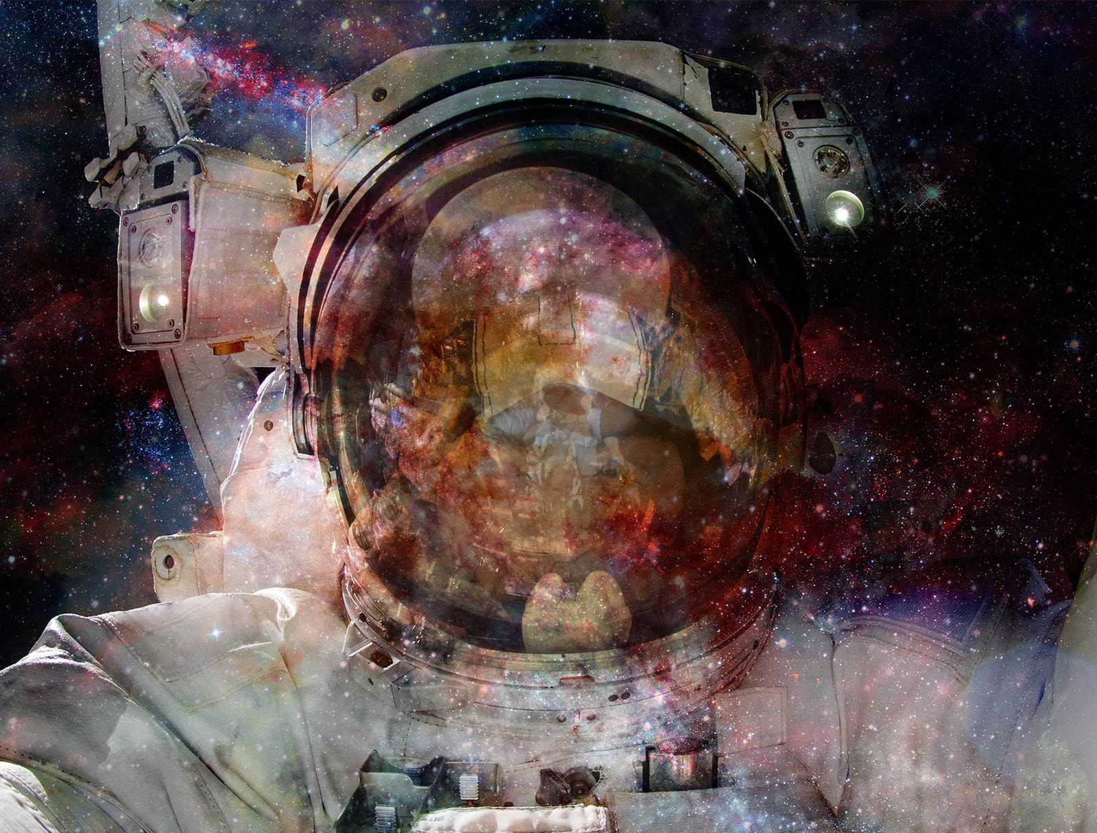 Affiche - Astronaute dans l'espace