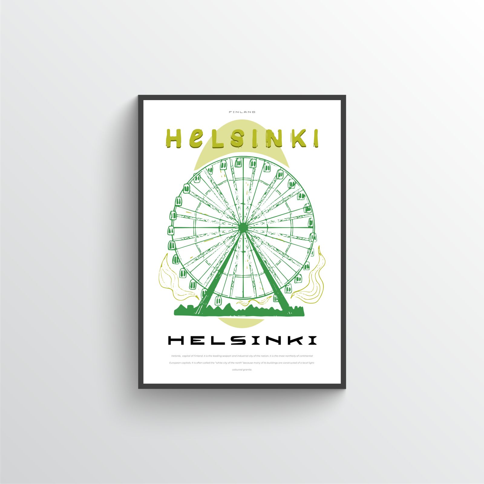 Poster de la Grande Roue de Helsinki